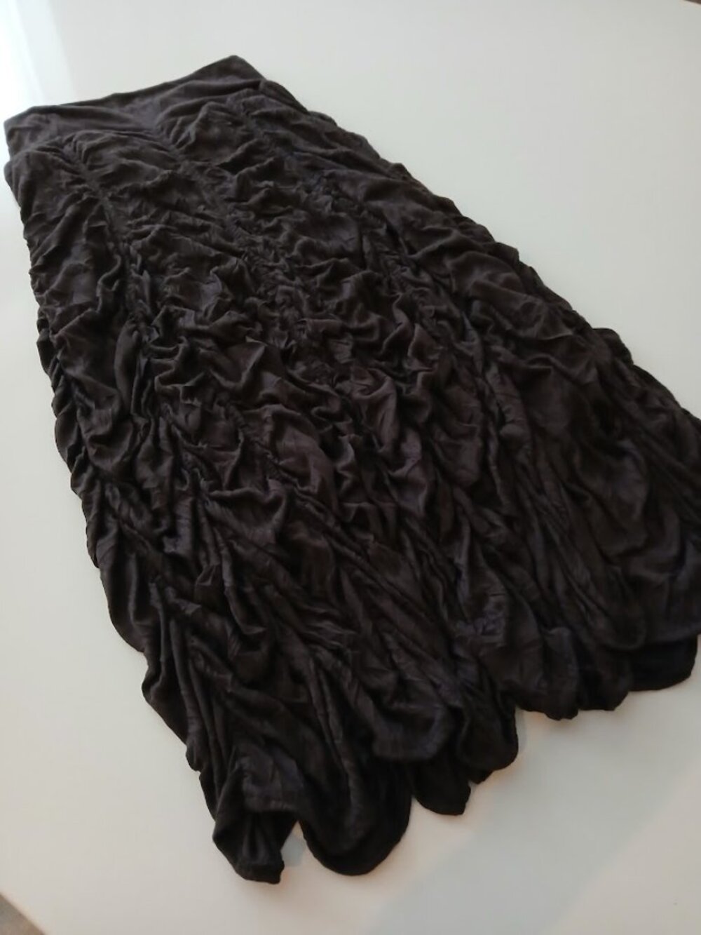 Surrealist - Ruched Bohemian Skirt - size XL - NEW